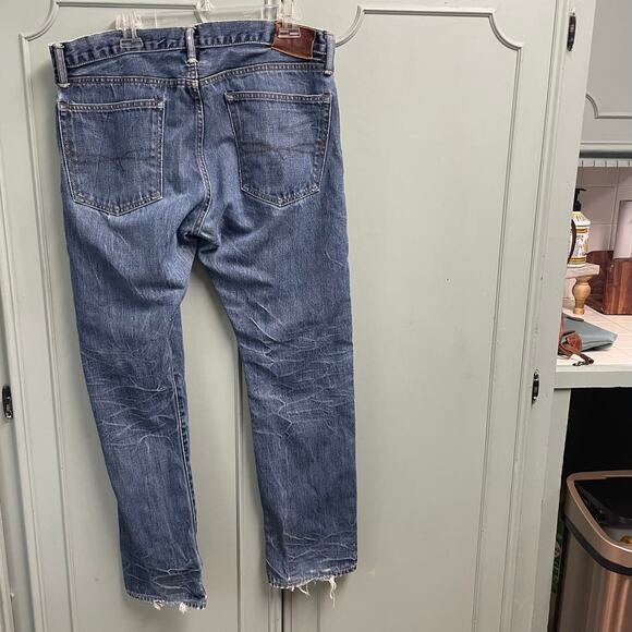 Ralph Lauren Polo Mens Denim Jeans 35X30 Straight Leg Classic Preppy Casual - Picture 4 of 6